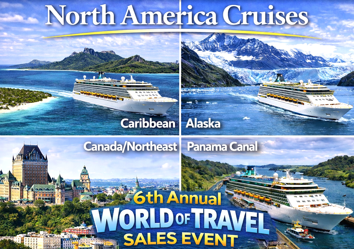 Best Price Cruises 6th Annual World of Travel SALES EVENT - North America Cruises 2026