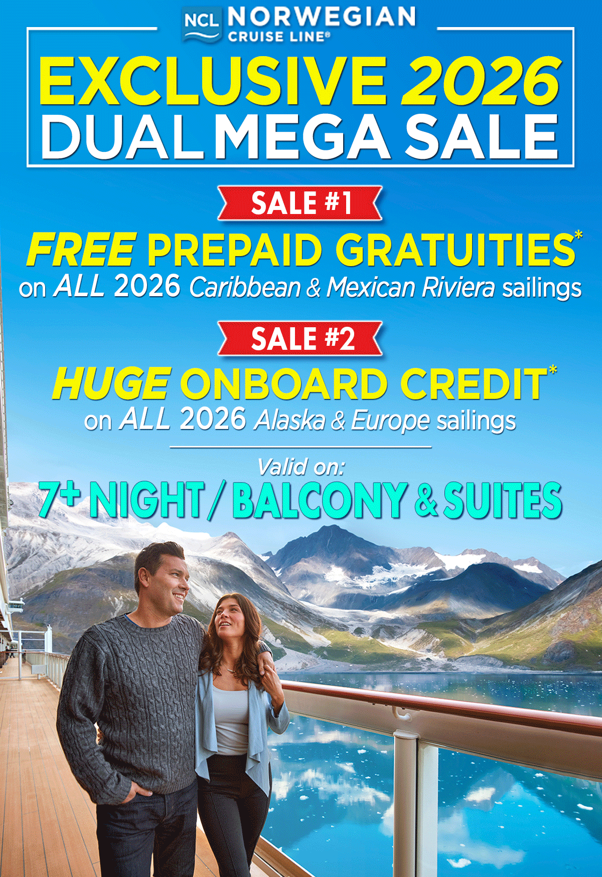 Norwegian | Last-Minute Cruise Blowout for 2025 Caribbean & Mexican Riviera Sailings!