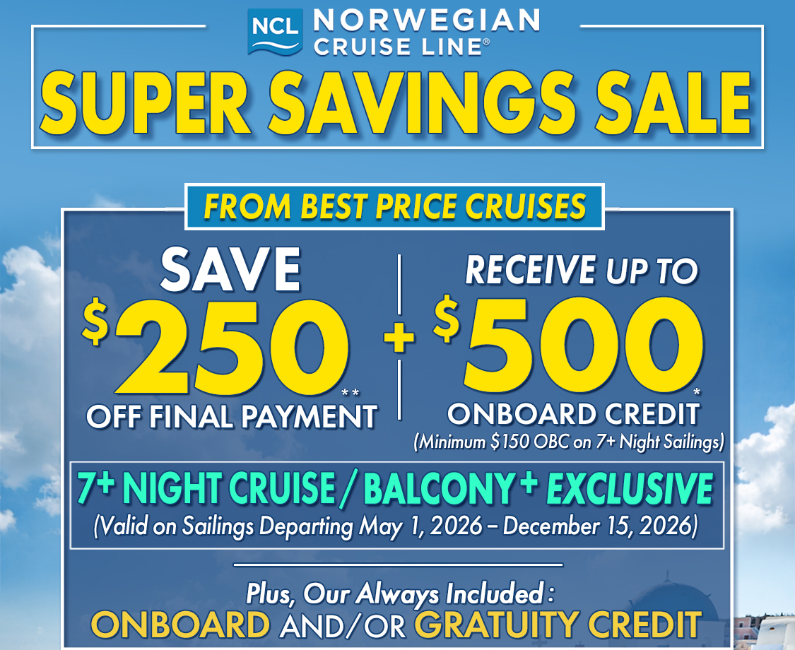 Best Price Cruises Exclusive!