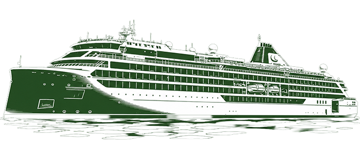 Expedition Cruise Small Ship Icon